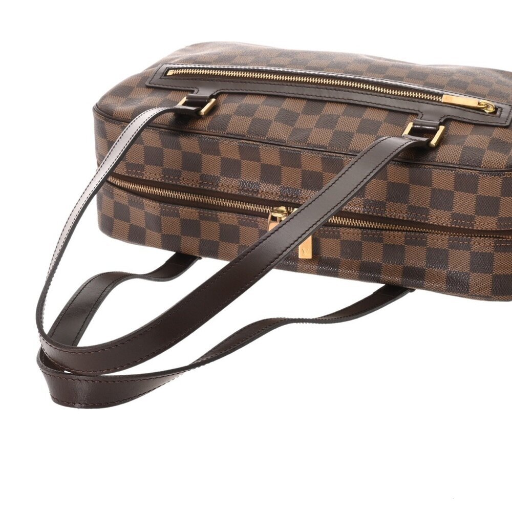 LOUIS VUITTON Authentic Brown Damier Canvas Shoulder Bag - Picture 4 of 11